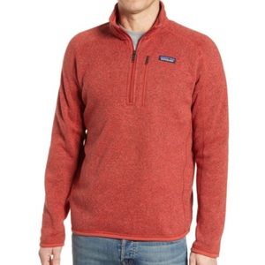 Patagonia Better Sweater 1/4 Zip Fleece Red